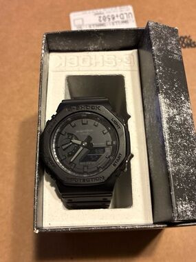 G-Shock Men’s Black Resin Analog-Digital Watch